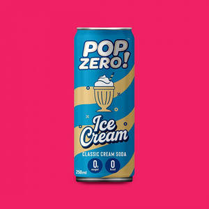 Pop Zero! Ice Cream Classic Cream Soda