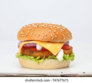Cheese Burst Burger Patty