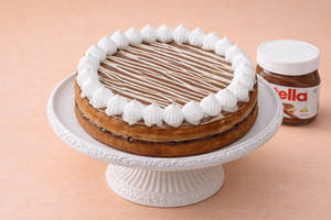 Nutella Waffle Cake