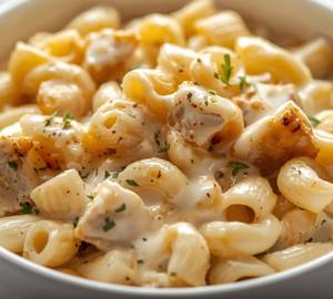 Healthy Creamy Chicken Macaroni Pasta
