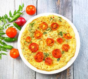 Tomato Chili Omelette (2 Eggs)