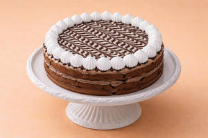 Triple Chocolate Waffle Cake