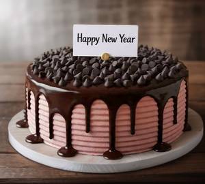 Happy New Year Chocolate Cake 500Gm