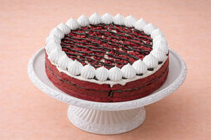 Red Velvet Waffle Cake
