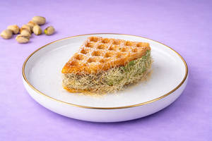 Choco Kunafa Waffle