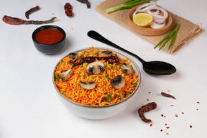 Mushroom Schezwan Fried Rice