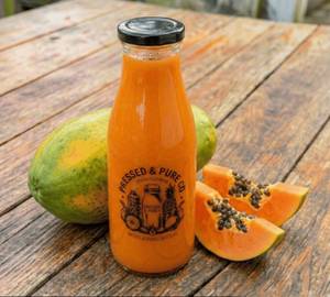Cold Pressed Papaya Juice (no added sugar)