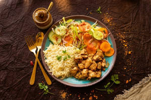 Diet Chicken With Rice & Veggies