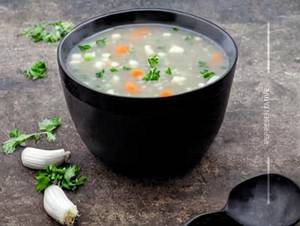 Veg Garlic Soup