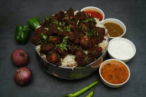 Chicken fry piece biryani [single]