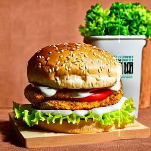 Chicken chiptole burger