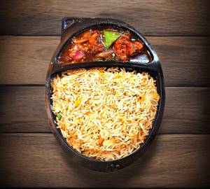 Ronaldo x Hot Garlic Chicken (3Pcs) With Egg Fried Rice