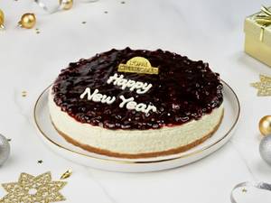 Happy New Year Blueberry Cheesecake