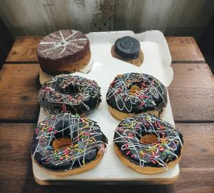 Eggless Choco Donut