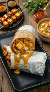 Smoky Butter Paneer Roll