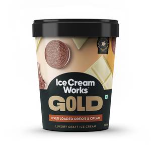 Overloaded Oreo's & Cream Ice Cream (500 Ml Tub)