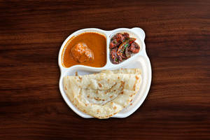 Kerala Parotta+chicken Varuval Combo