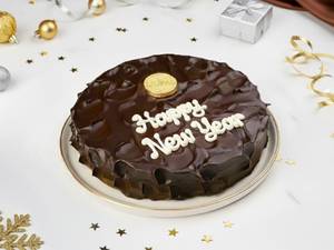Happy New Year Belgium Chococlate Truffle Cake