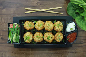 Vegetarian Fried Momos
