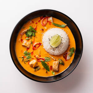red thai curry || chicken