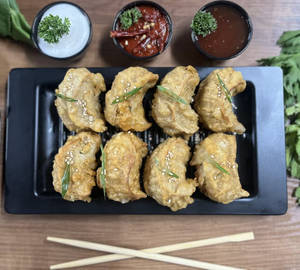 Crisped Tempura Soya Momos