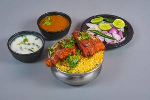 Chicken roast biryani