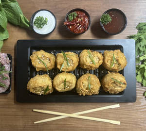 Crisped Tempura Mutton Momos