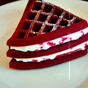 Red Velvet Waffle Candy