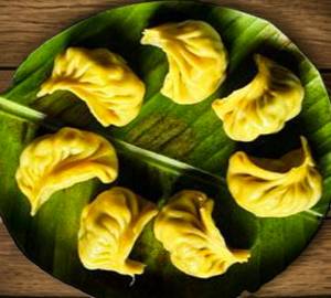 Cheese Corn Momos Steamed
