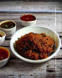 Manchurian rice [half]