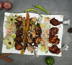 Chicken tandoori platter