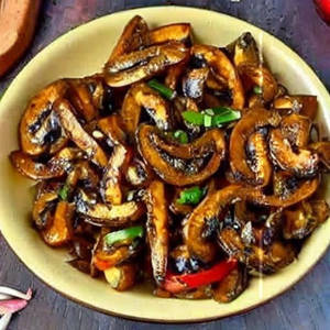 Mushroom Pepper Fry
