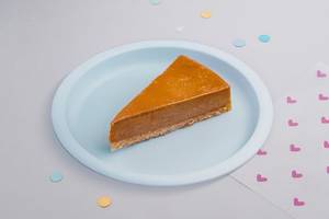 Caramel Cheesecake Slice.