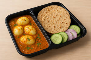 Egg Curry Thali (healthy Edition)