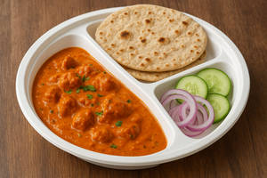 Butter Chicken Thali(healthy Edition)