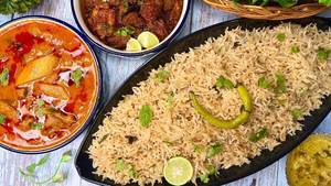 MUTTON DALCHA WITH BAGARA