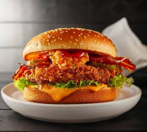 Chicken zinger burger