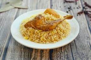 Chicken Biryani and Plain roti