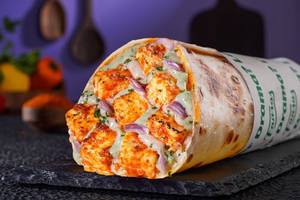 High Protein Masala Paneer Tikka Wrap.