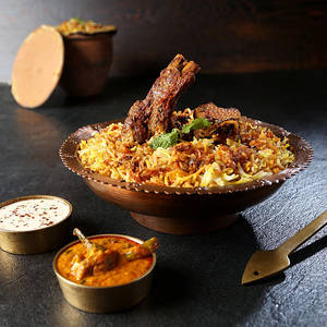 Hyderabadi Mutton Biryani.