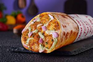 High Protein Chicken Bhuna Wrap.