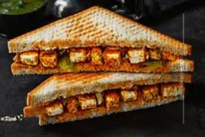 Paneer tikka cheese sandwich