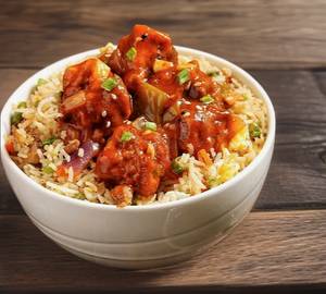 Ronaldo x Chilli Chicken (3Pcs) With Egg Fried Rice