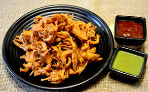 Onion Pakoda ( Serves 2 )