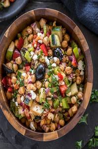 Paneer Chickpeas Salad