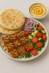 Tofu Lebanese Platter