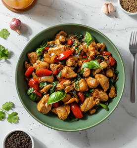 Minced Basil Chicken