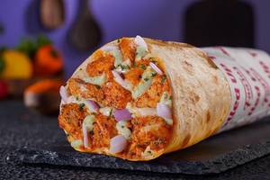 High Protein Masala Chicken Tikka Wrap.
