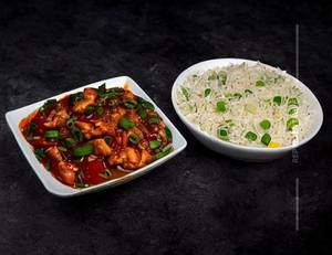 Chilli Garlic Chicken Fried Rice