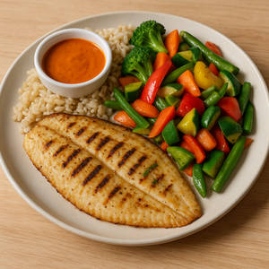 Grilled Sole Fish Peri Peri